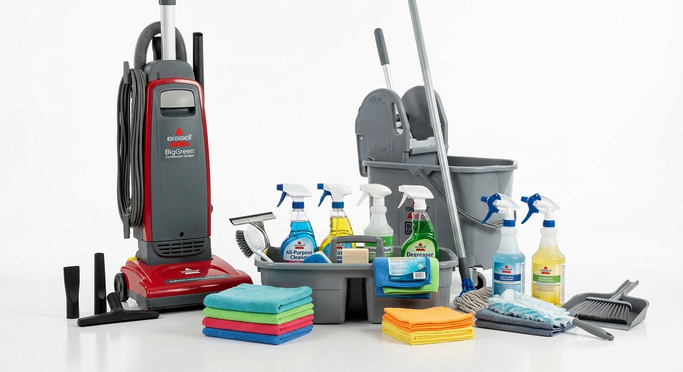 Commercial cleaning supplies